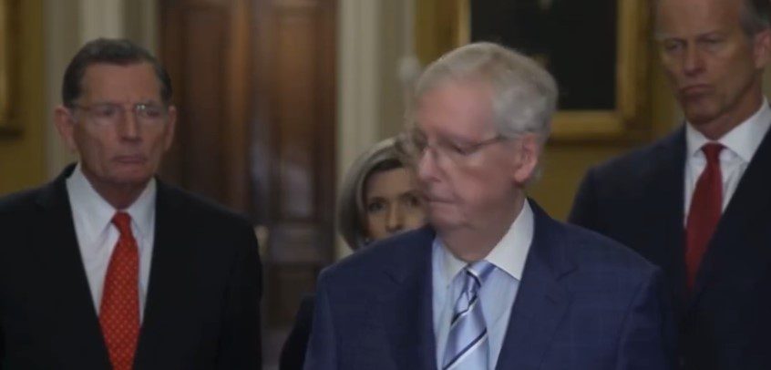 Mitch McConnell talks about the Arizona Abortion ban.